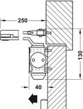 Thiết Bị Đóng Cửa Tự Động Hafele 931.84.629