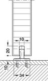 Bộ Các Thành Phần Hawa Symmetric 80/Z Hafele 940.81.009