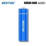 [1 Viên Pin] Pin sạc beston 18650 1 đầu nhọn 1 đầu bằng 3,7V