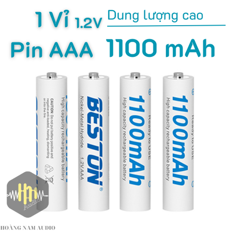 [HỘP 4 PIN] Beston AAA 1100mAh 1,2v