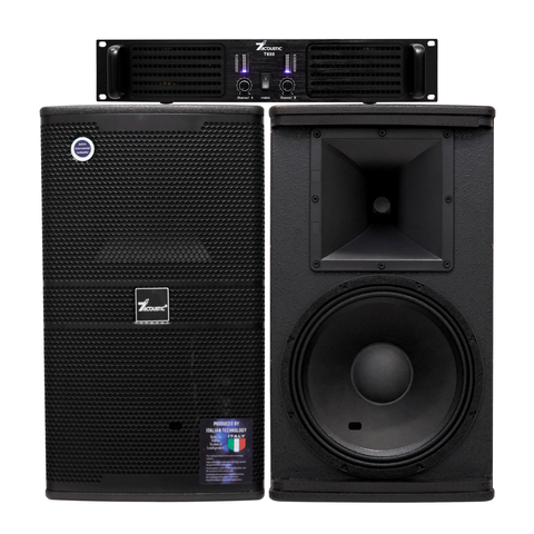 Combo Đẩy 7Acoustic T800 và Loa 7Acoustic KP12