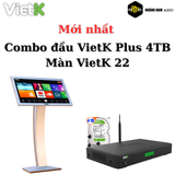 Combo Đầu VietK Plus và Màn VietK22 hàng mới chính hãng