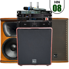Dàn Karaoke 7Acoustic chính hãng 6 thiết bị HN08