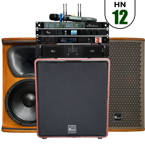 Dàn Karaoke 7Acoustic chính hãng 6 thiết bị HN12