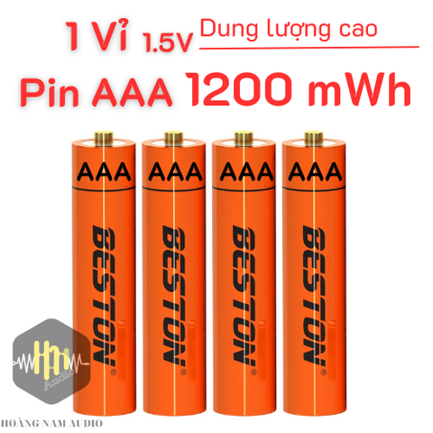 [HỘP 4 PIN] Beston AAA 1200mWh 1,5V
