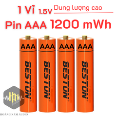 [HỘP 4 PIN] Beston AAA 1200mWh 1,5V