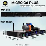 Micro 7Acoustic G6 Plus - Chính hãng, Chất lượng âm thanh tốt