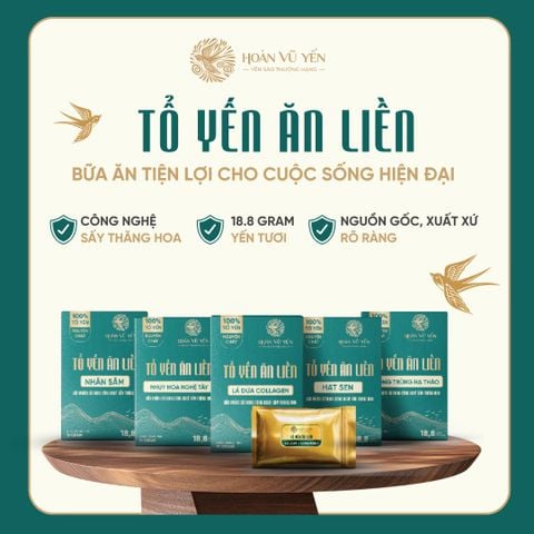 Tổ Yến Ăn Liền Sấy Thăng Hoa