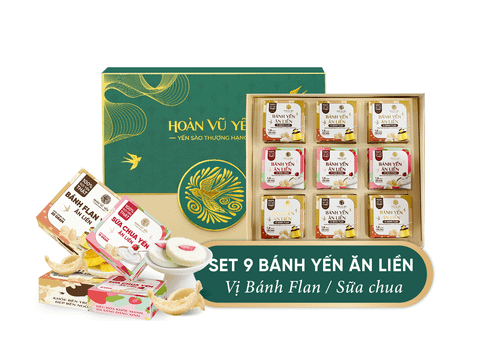Set 9 Bánh Yến Ăn Liền ( Tùy chọn vị )