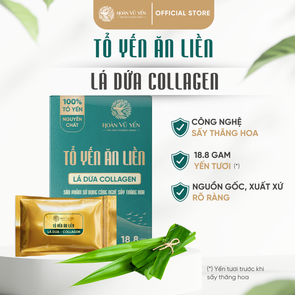 Tổ Yến Ăn Liền Sấy Thăng Hoa