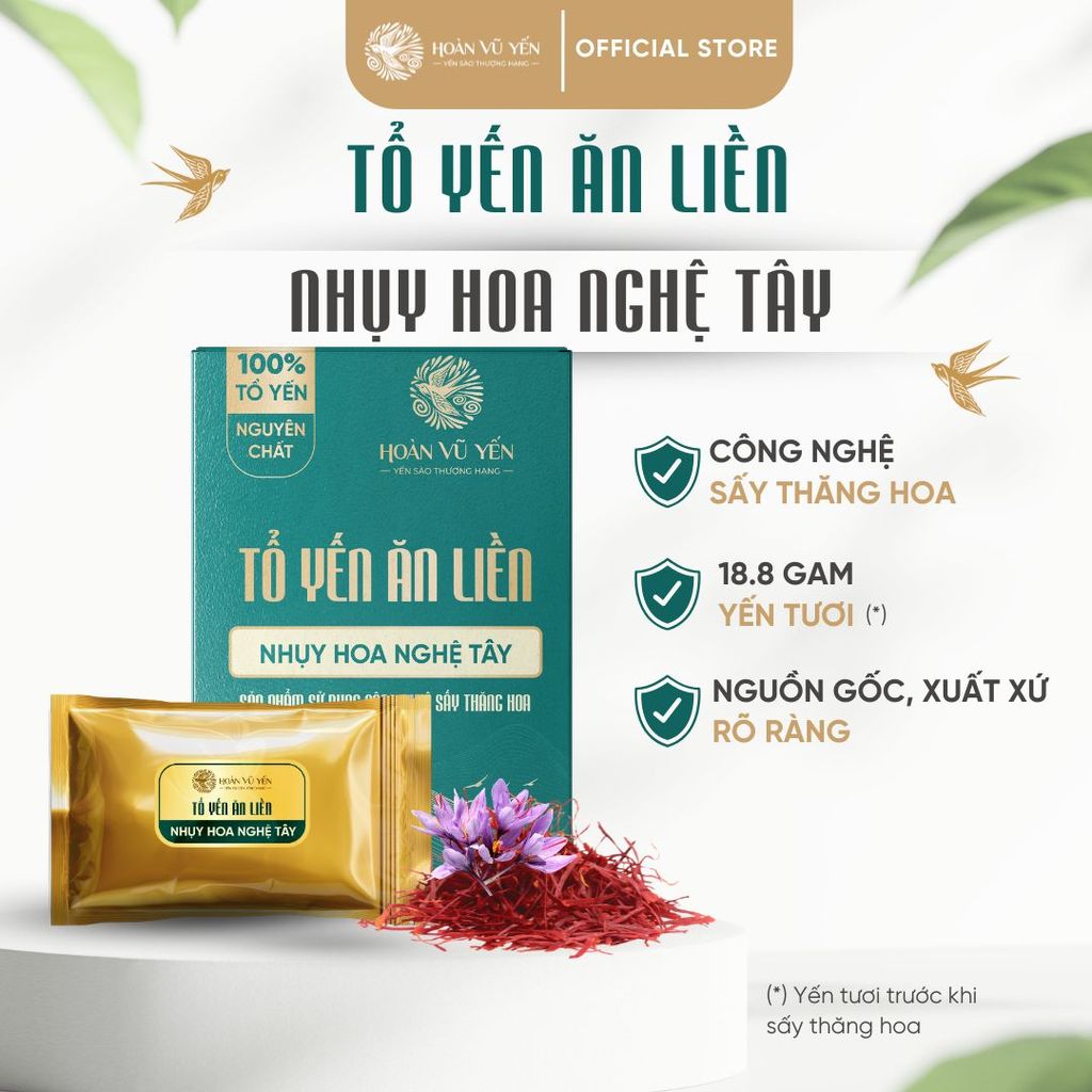 Tổ Yến Ăn Liền Sấy Thăng Hoa