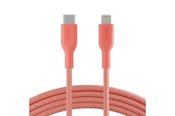 Cáp USB-C to Lightning MFI Belkin Playa 30W dây dù 1m