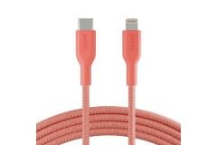 Cáp USB-C to Lightning MFI Belkin Playa 30W dây dù 1m