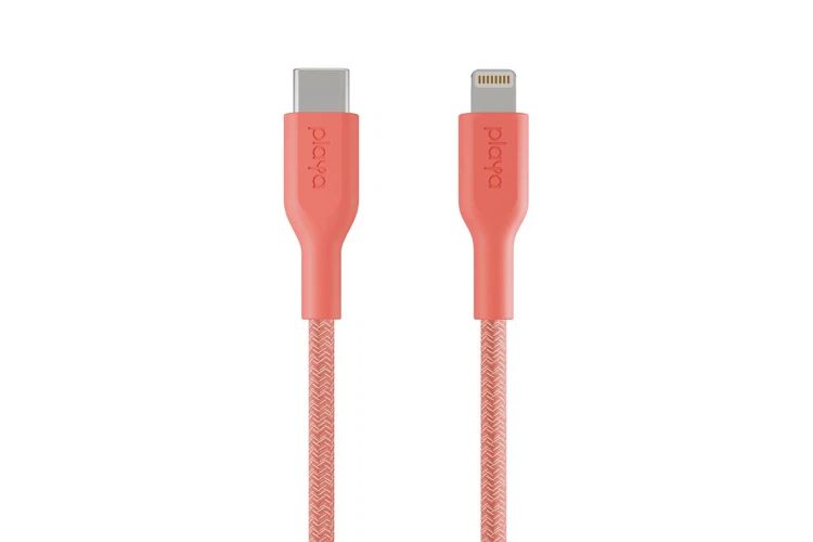 Cáp USB-C to Lightning MFI Belkin Playa 30W dây dù 1m