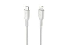 Cáp USB-C to Lightning MFI Belkin Playa 30W dây dù 1m