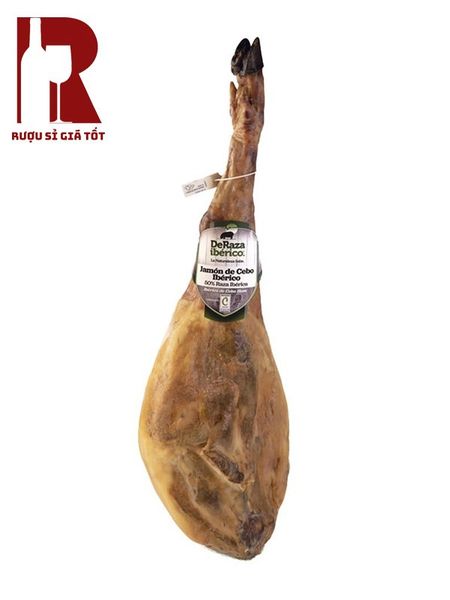 Đùi Heo Muối Deraza Iberico Cebo Jamon Bonein 24 Tháng - Đùi Sau Có Xương