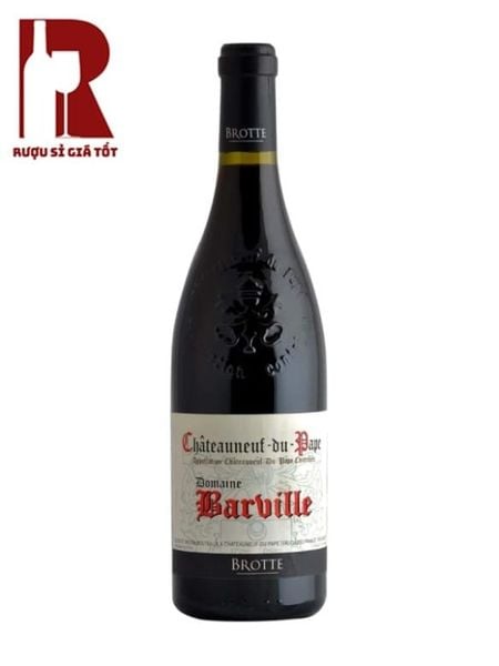 Rượu Vang Pháp Đỏ Châteauneuf Du Pape Domaine Barville Grenache Shiraz Mourvèdre