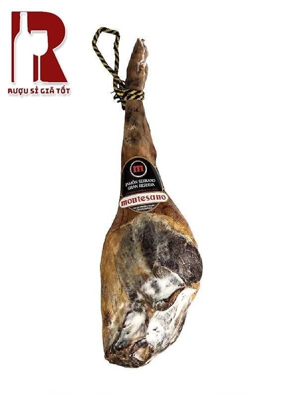 Đùi Heo Muối Montesano Iberico Bellota 100% Jamon Bonein 48 Tháng - Đùi Sau Có Xương
