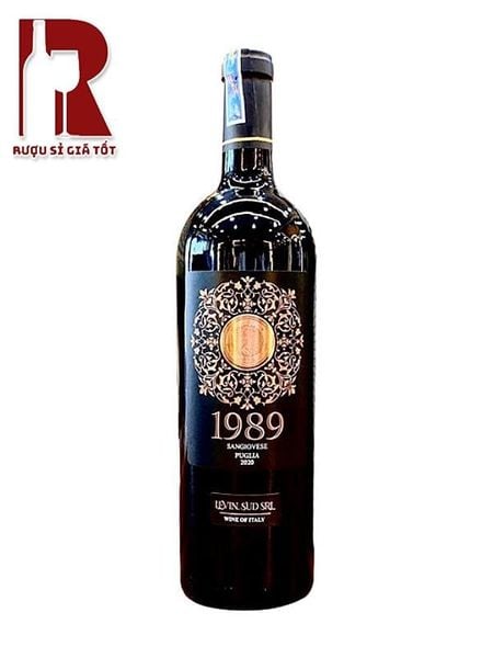 Rượu Vang Ý Đỏ 1989 Chát Nhãn Đen