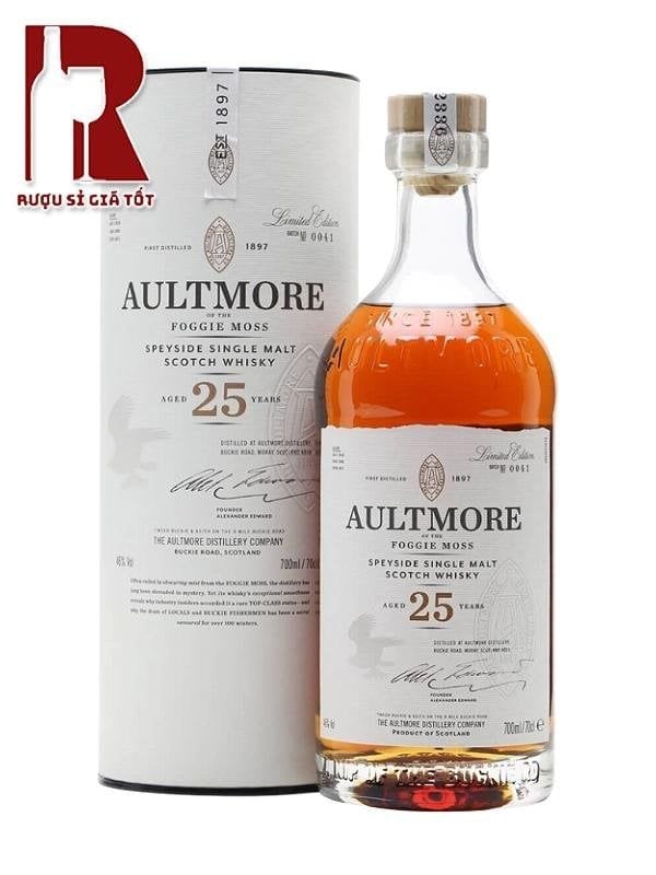 Rượu Whisky Aultmore 25 Năm