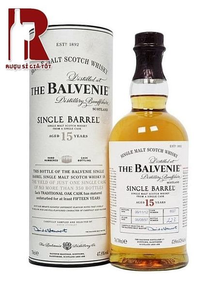Rượu Balvenie 15 Năm Single Barrel