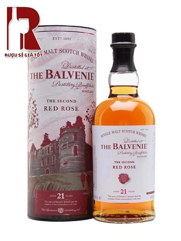 Rượu Balvenie 21 Năm Red Rose