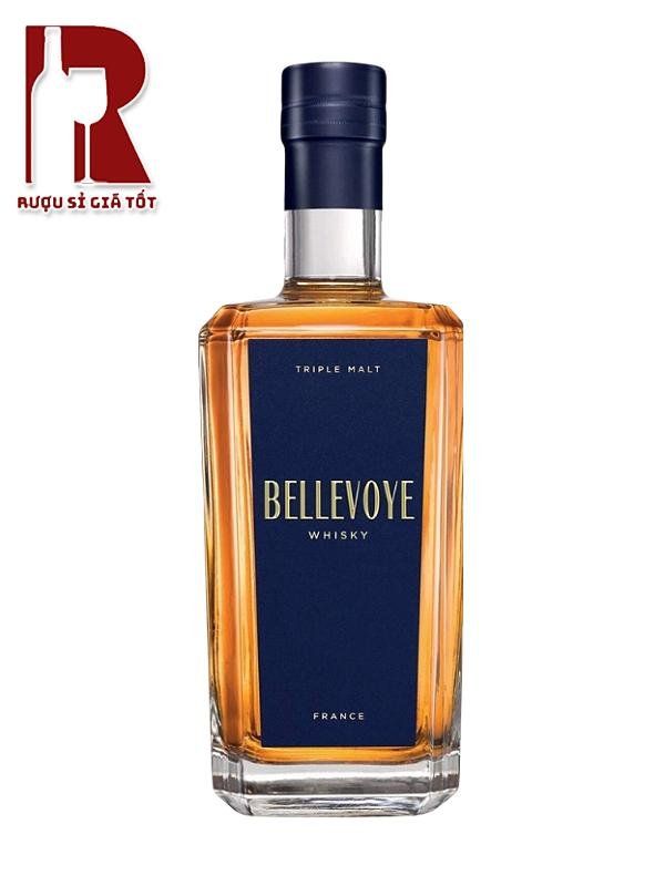 Rượu Whisky Bellevoye Blue Blended Malt Whisky De France Finition Grain Fin