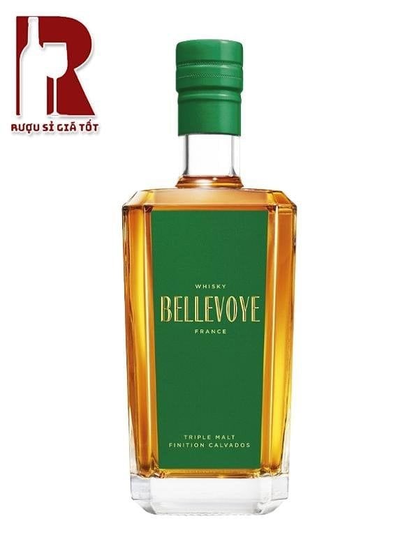 Rượu Whisky Bellevoye Green Blended Malt Whisky De France Finition Calvados
