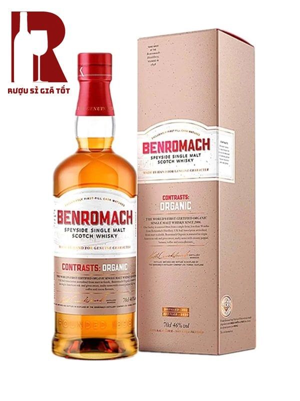 Rượu Whisky Benromach Organic