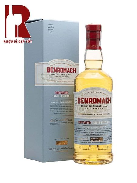 Rượu Whisky Benromach Triple Distilled
