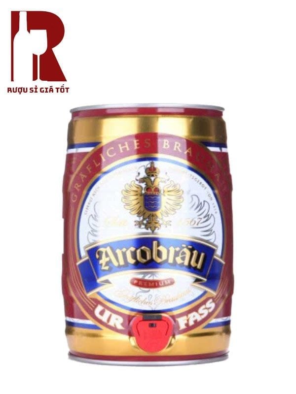 Bia Bom Đức Arcobrau Urfass Premium 5L