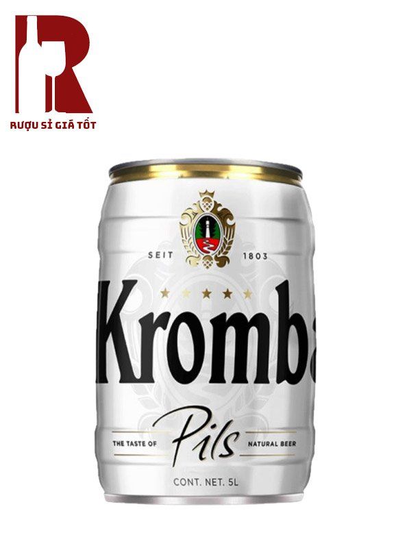 Bia Bom Đức Krombacher Pils 5L