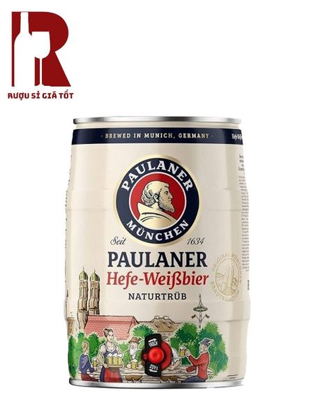Bia Đức Paulaner Hefe Weissbier 5L