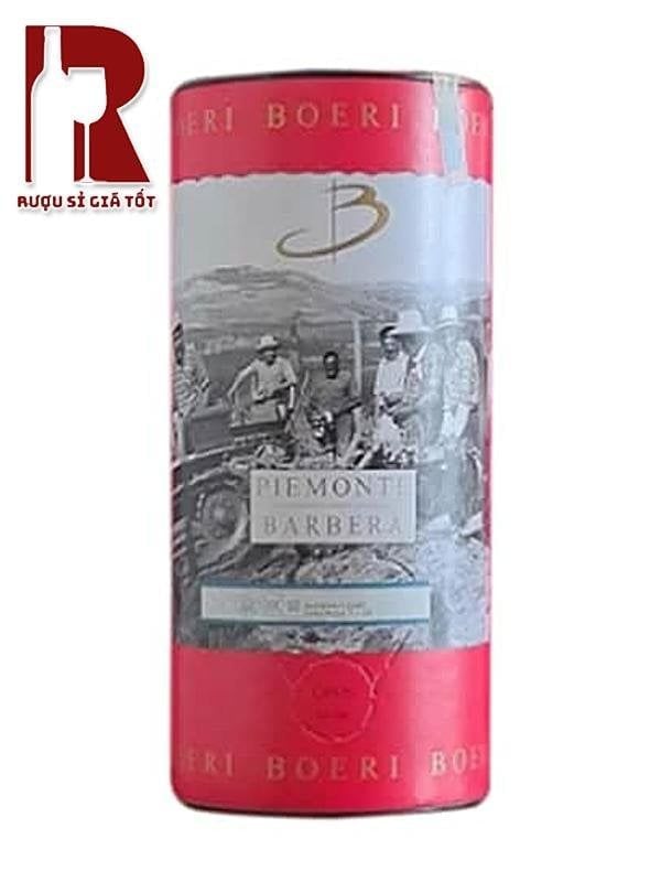 Rượu Vang Bịch Ý Ngọt Boeri Piemonte Barbera DOC 3L