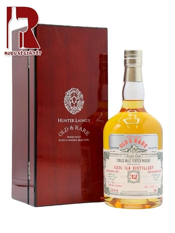 Rượu Cadenhead Caol Ila 32 Năm Hunter Laing 1991