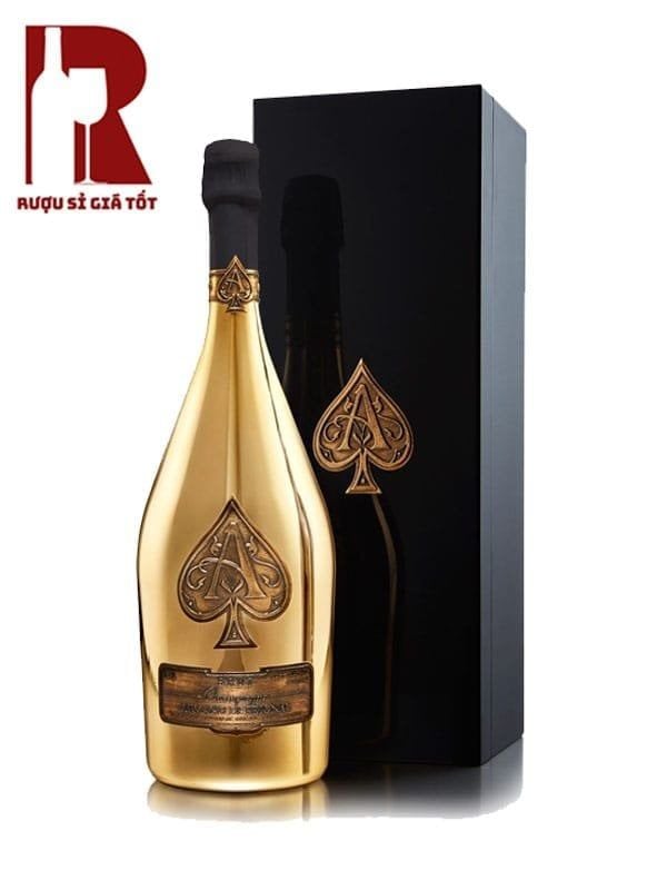 Champagne Armand de Brignac Brut Gold - Át Bích Vàng