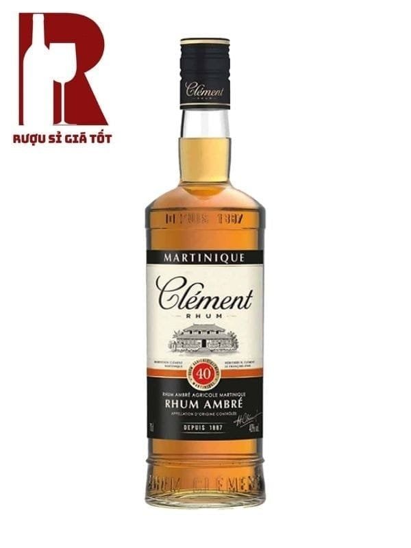 Rượu Rum Clement Ambre French Caribbean Gold Rum Agricole