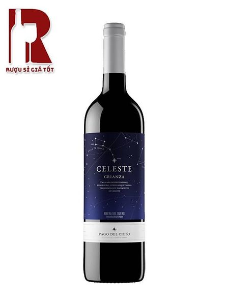 Rượu Vang Tây Ban Nha Đỏ Pago de Cielo Celeste Crianza Ribera del Duero DO Torres Family Tempranillo