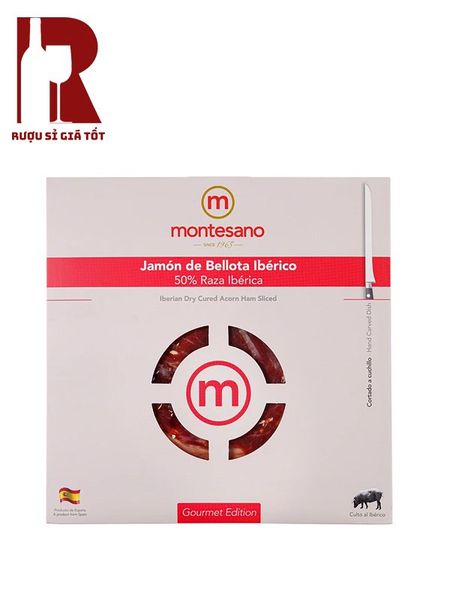 Đùi Heo Muối Montesano Iberico Bellota 48 Tháng Cắt Lát