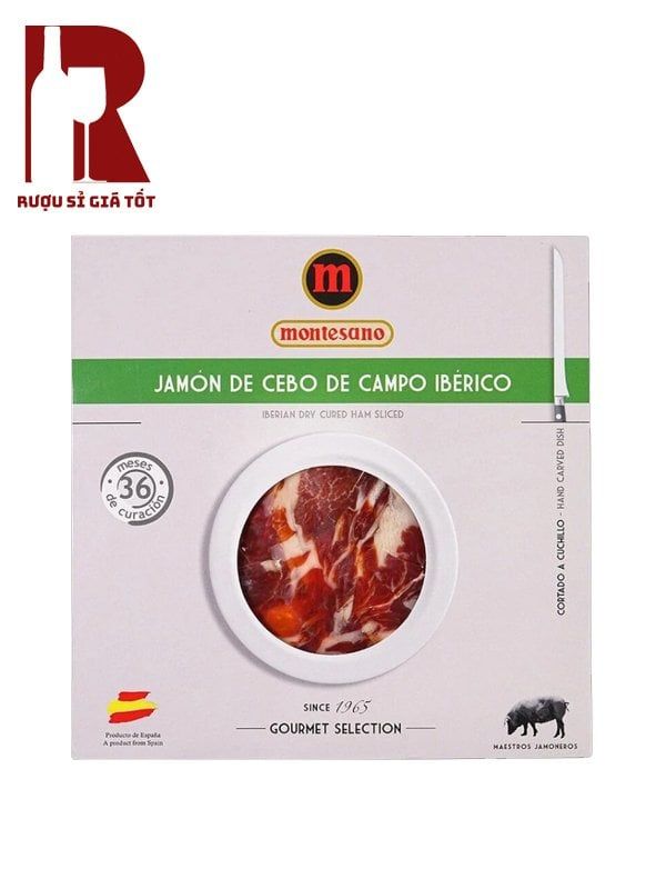 Đùi Heo Muối Montesano Iberico Cebo De Campo 36 Tháng Cắt Lát