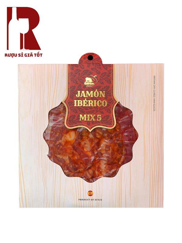 Đùi Heo Muối Montesano Iberico Mix 5 Cắt Lát