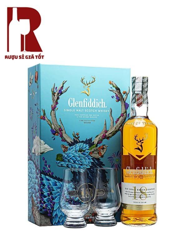 Rượu Glenfiddich 18 Năm - Hộp Quà Tết 2024