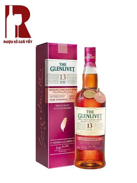 Rượu Glenlivet 13 Năm Cask Strength Taiwan Exclusive