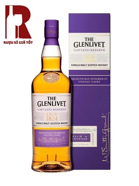 Rượu Glenlivet Captain's Reserve Cognac Casks