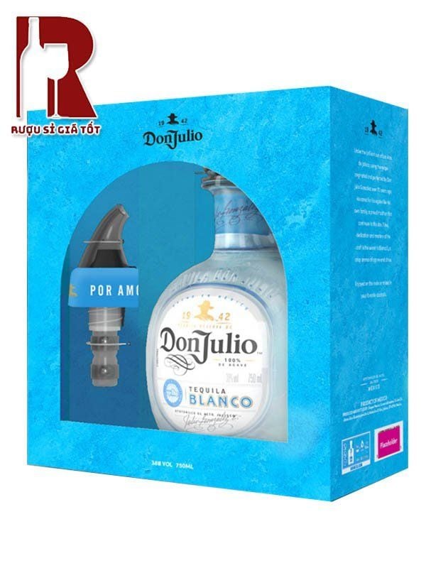 Rượu Don Julio Blanco Tequila - Hộp Quà