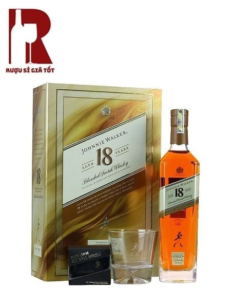 Rượu Johnnie Walker 18 Năm - Hộp Quà Tết