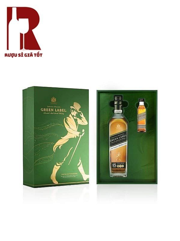Rượu Johnnie Walker Green Label - Hộp Quà Tết