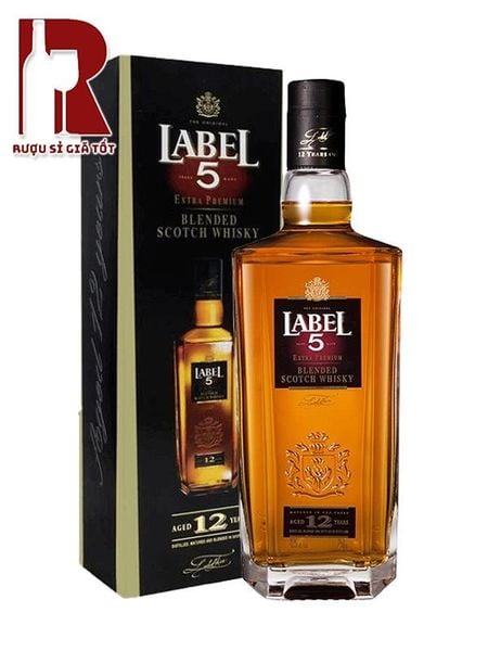 Rượu Whisky Label 5 12 Năm