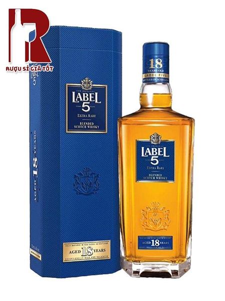 Rượu Whisky Label 5 18 Năm