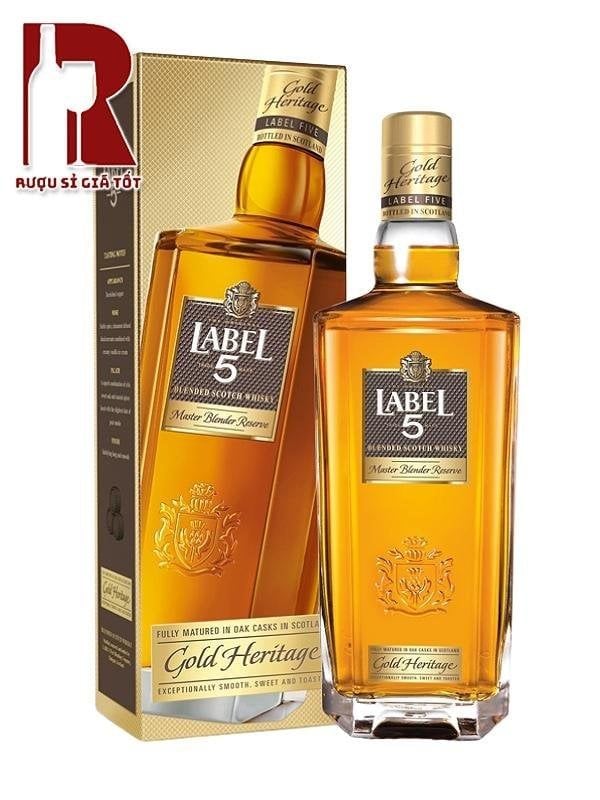 Rượu Whisky Label 5 Gold Heritage